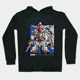 Rx78 Mecha Warrior Hoodie